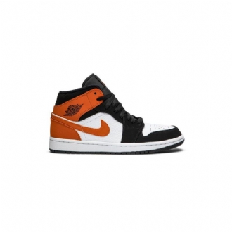 Air Jordan 1 Mid Musta Ruskea Valkoiset Miesten Kengät