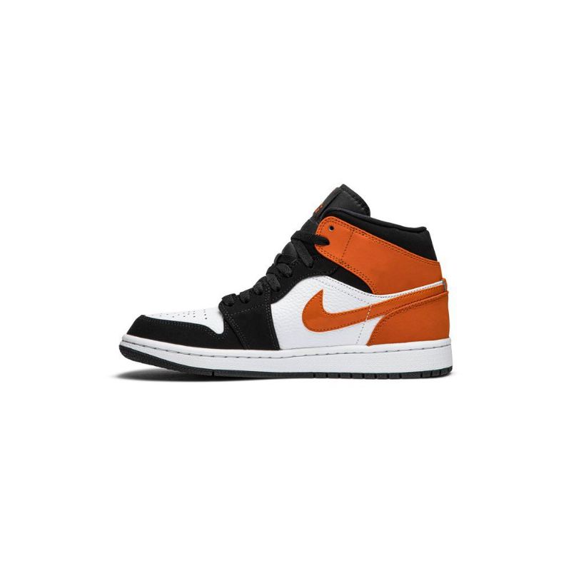 Air Jordan 1 Mid Musta Ruskea Valkoiset Miesten Kengät