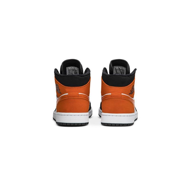 Air Jordan 1 Mid Musta Ruskea Valkoiset Miesten Kengät