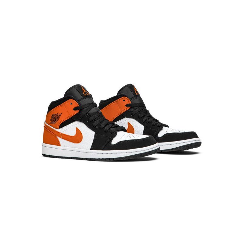 Air Jordan 1 Mid Musta Ruskea Valkoiset Miesten Kengät