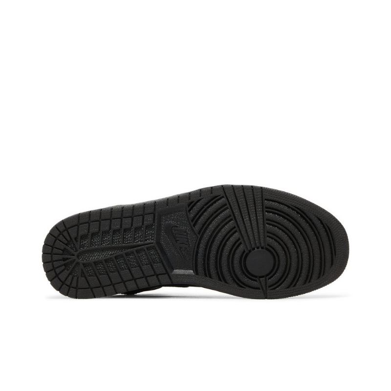 Air Jordan 1 Mid Musta Valkoinen Miesten Kengät