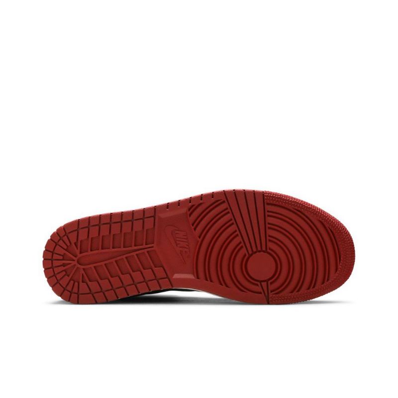 Air Jordan 1 Mid Musta Valkoinen Punainen Miesten Kengät