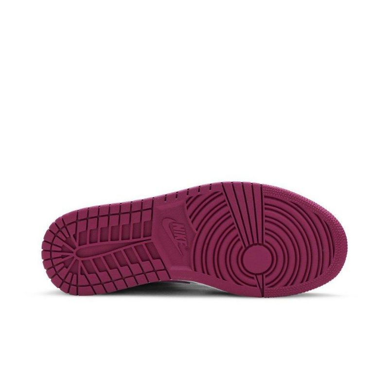 Air Jordan 1 Mid Musta Violetti Valkoinen Naisten Kengät