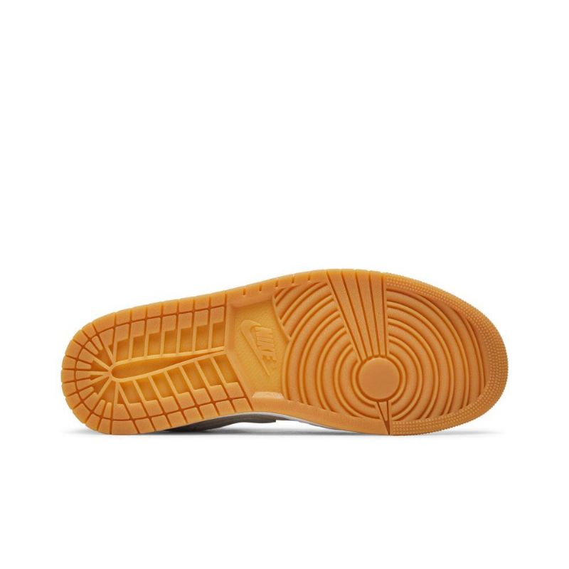 Air Jordan 1 Mid Se Beigenharmaat Miesten Kengät