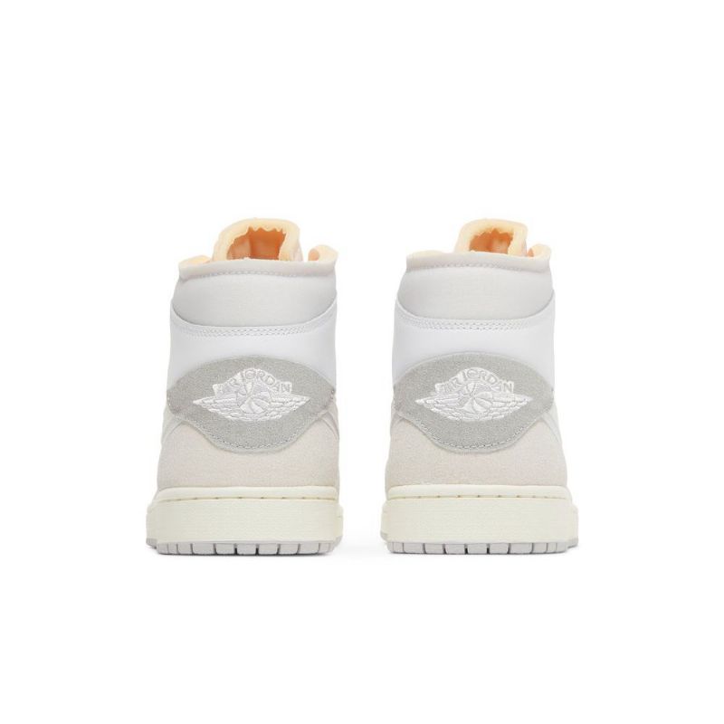 Air Jordan 1 Mid Se Craft Valkoiset Harmaat Vaaleanpunaiset Miesten Kengät