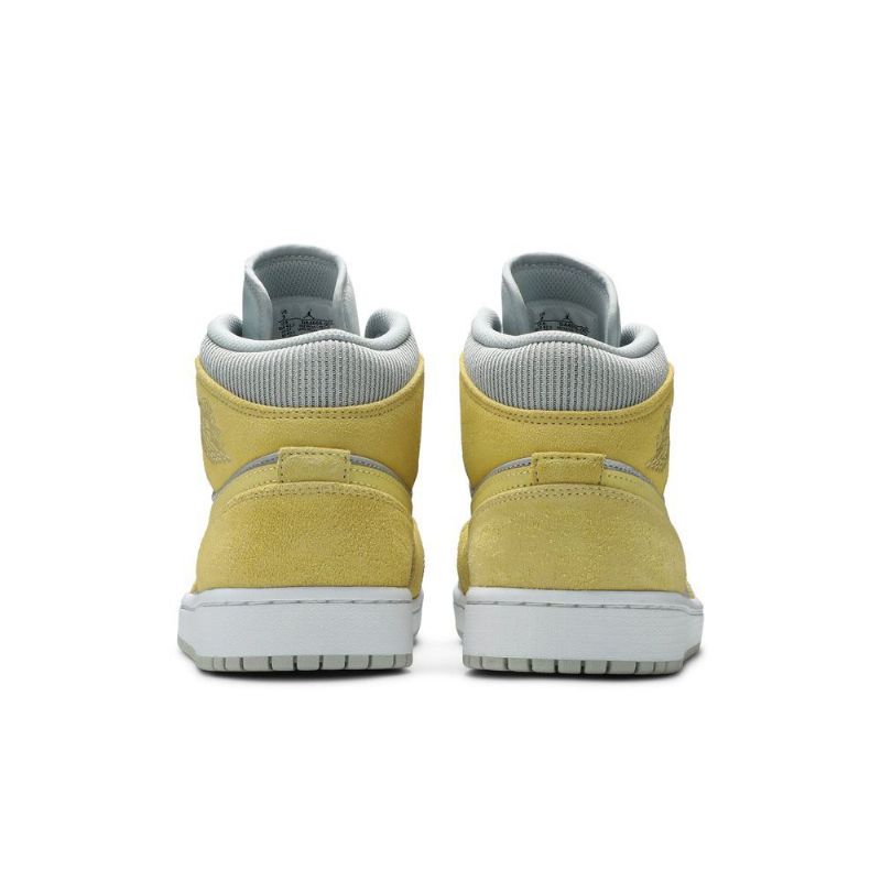 Air Jordan 1 Mid Se Harmaa Keltainen Miesten Kengät