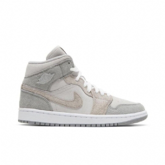 Air Jordan 1 Mid Se Harmaa Naisten Kengät