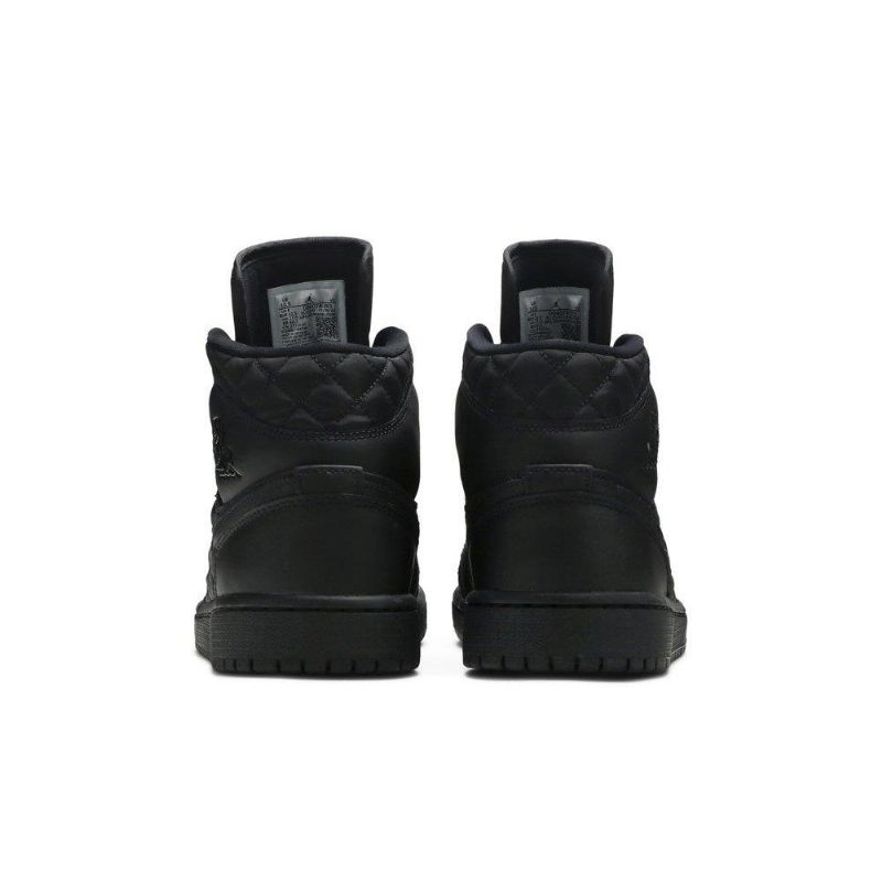 Air Jordan 1 Mid Se Mustat Naisten Kengät