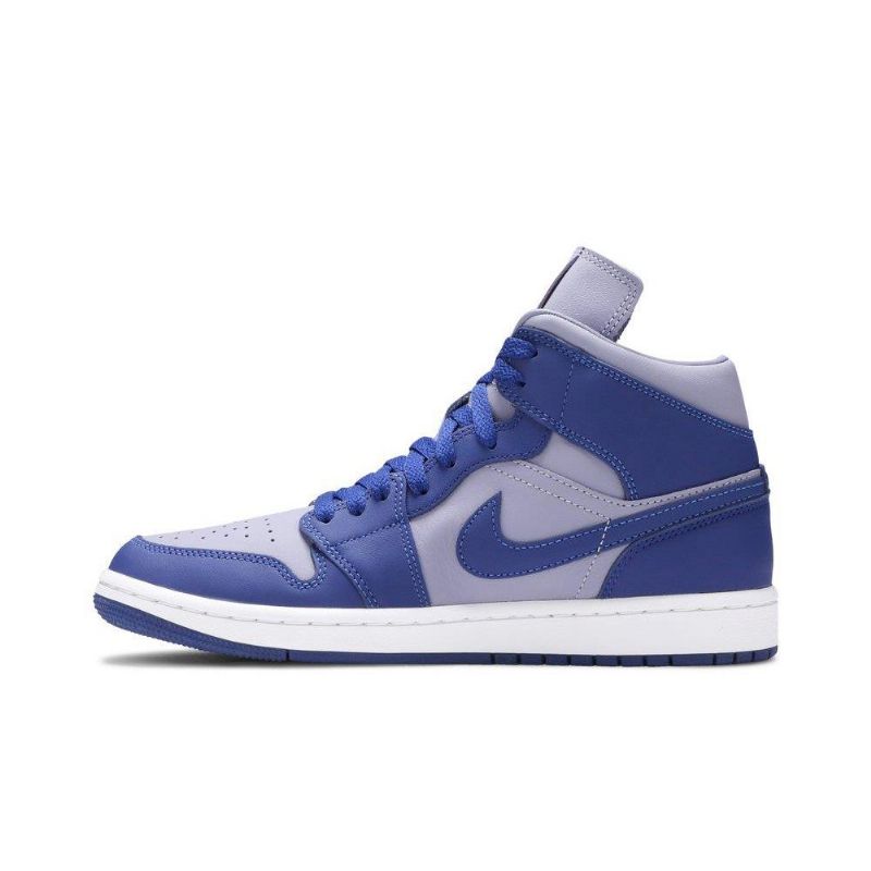Air Jordan 1 Mid Se Purppura Sininen Valkoinen Naisten Kengät