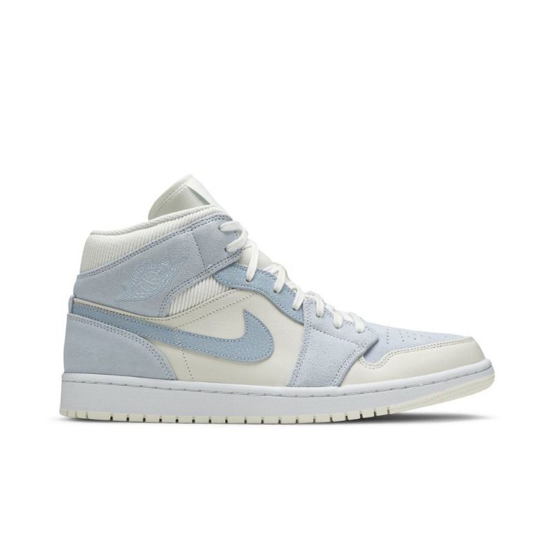 Air Jordan 1 Mid Se Sinivalkoiset Miesten Kengät