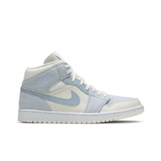 Air Jordan 1 Mid Se Sinivalkoiset Miesten Kengät