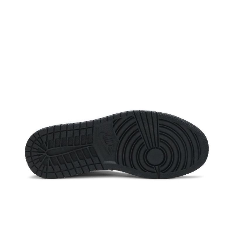 Air Jordan 1 Mid Se Valkoinen Musta Harmaa Punainen Miesten Kengät