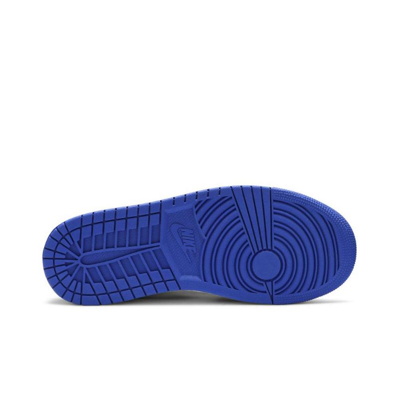 Air Jordan 1 Mid Se Valkoinen Musta Harmaa Sininen Miesten Kengät