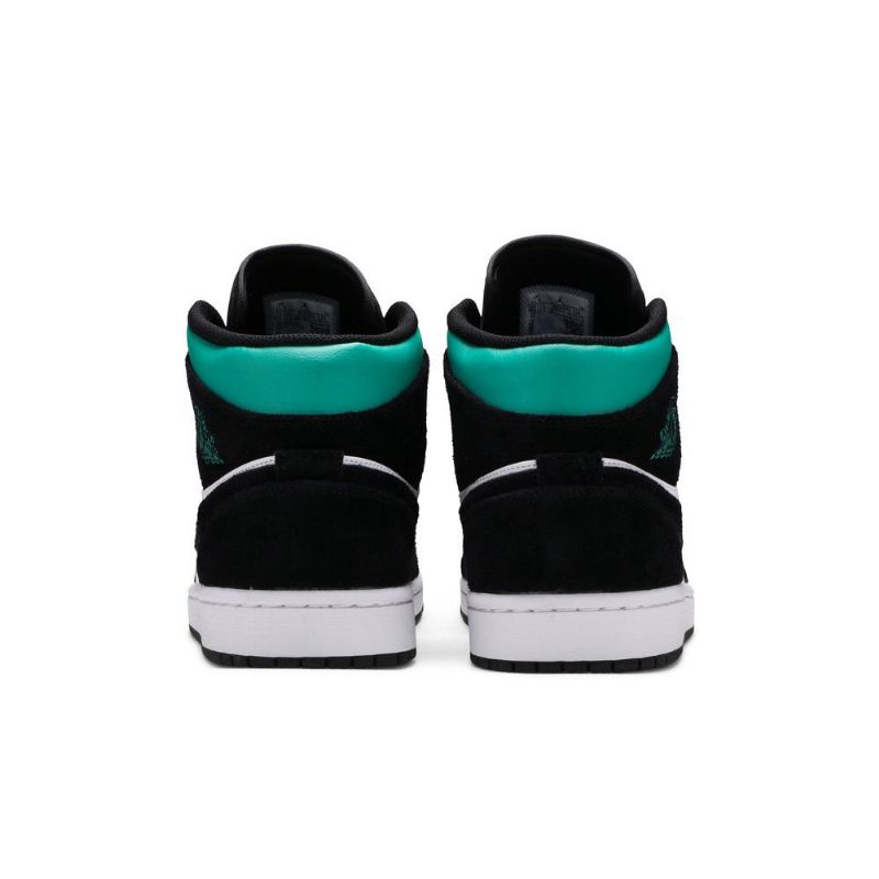 Air Jordan 1 Mid Se Valkoinen Musta Sininen Vaaleanpunainen Miesten Kengät