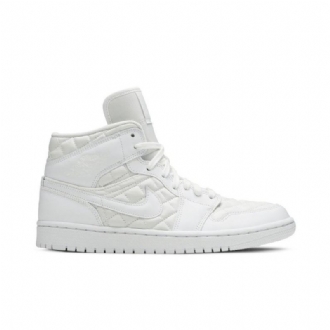 Air Jordan 1 Mid Se Valkoiset Naisten Kengät