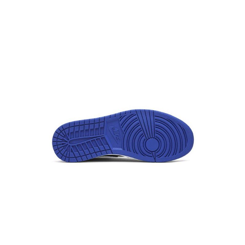 Air Jordan 1 Mid Sininen Musta Valkoinen Miesten Kengät