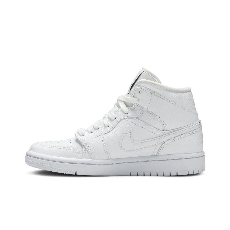 Air Jordan 1 Mid Valkoinen Naisten Kengät