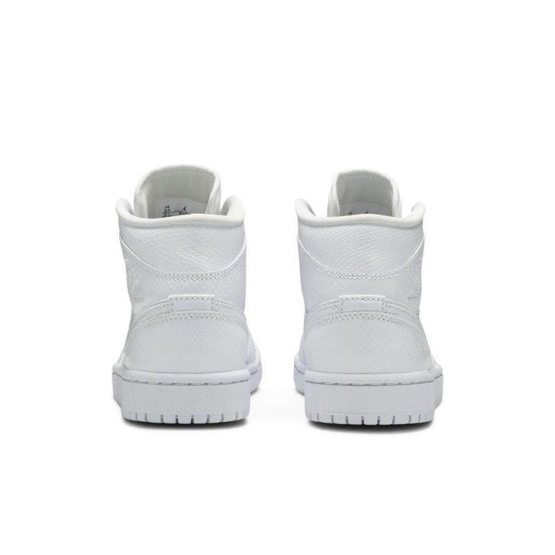 Air Jordan 1 Mid Valkoinen Naisten Kengät