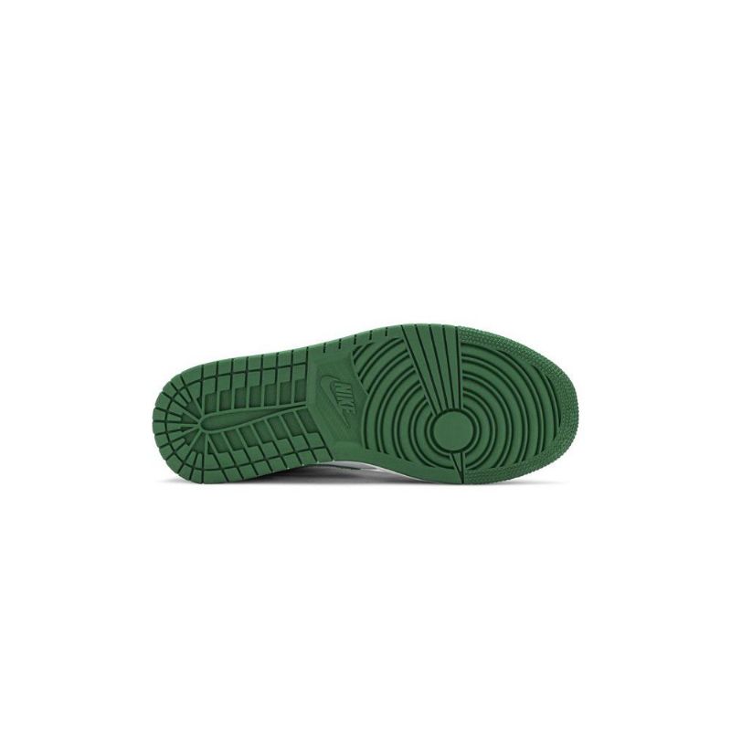 Air Jordan 1 Mid Vihreä Valkoinen Musta Punainen Miesten Kengät
