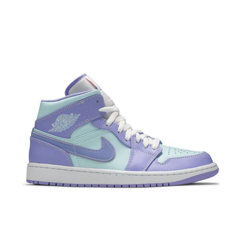 Air Jordan 1 Mid Violetti Sininen Valkoinen Miesten Kengät