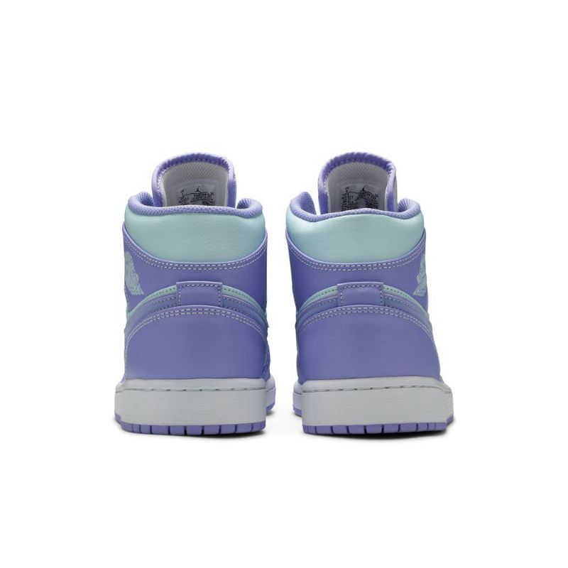 Air Jordan 1 Mid Violetti Sininen Valkoinen Miesten Kengät