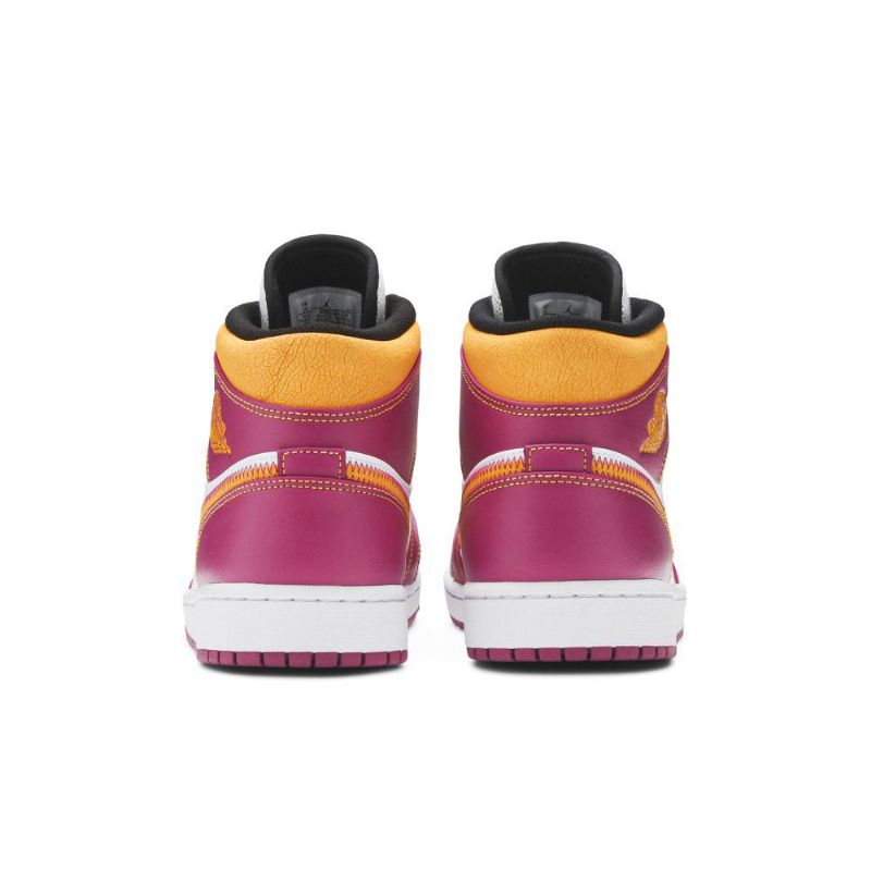 Air Jordan 1 Mid Violetti Valkoinen Kulta Miesten Kengät