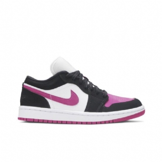 Air Jordan 1 Musta Purppura Valkoinen Naisten Kengät
