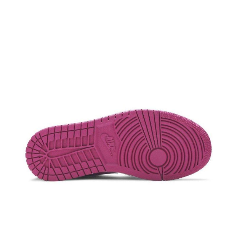 Air Jordan 1 Musta Purppura Valkoinen Naisten Kengät