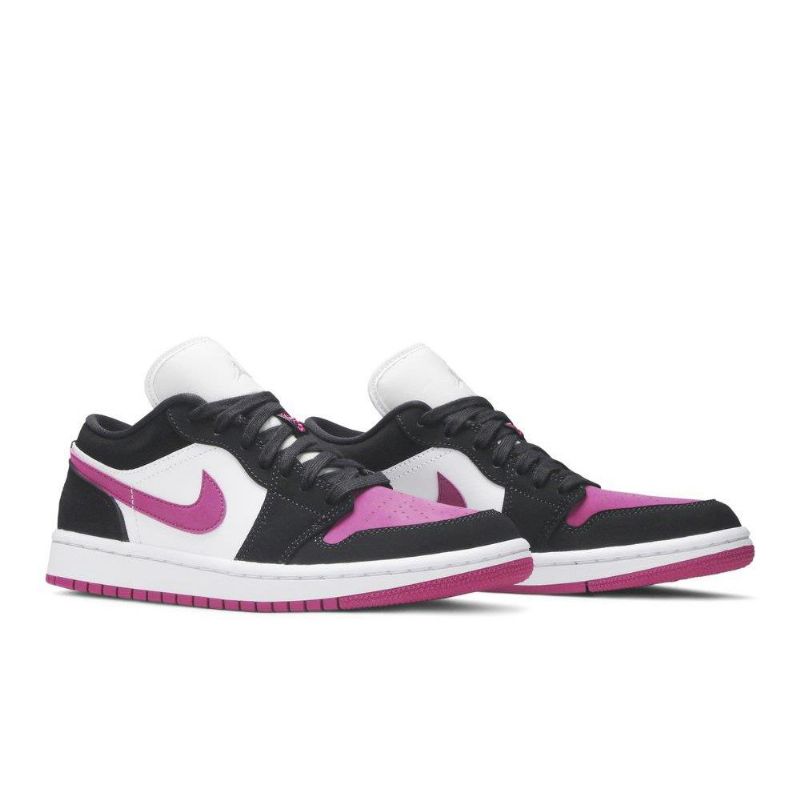 Air Jordan 1 Musta Purppura Valkoinen Naisten Kengät