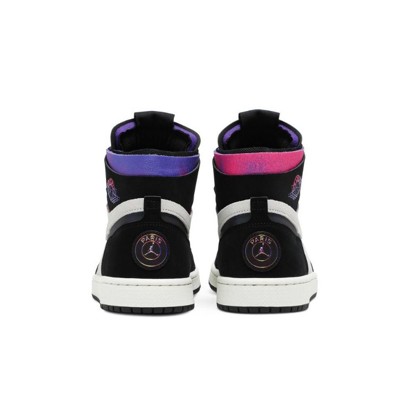 Air Jordan 1 Paris Saint-germain High Zoom Comfort Valkoinen Musta Purppura Vaaleanpunainenki Miesten Kengät