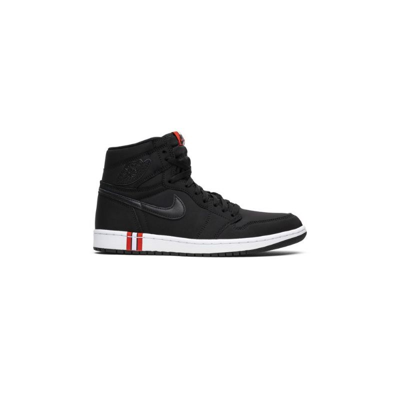Air Jordan 1 Paris Saint-germain Retro High Og Musta Valkoinen Punainen Miesten Kengät