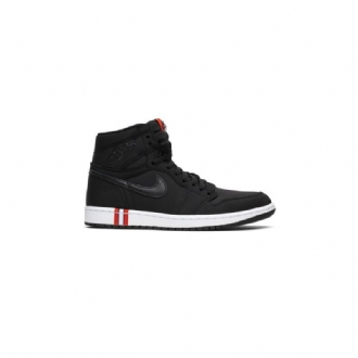 Air Jordan 1 Paris Saint-germain Retro High Og Musta Valkoinen Punainen Miesten Kengät