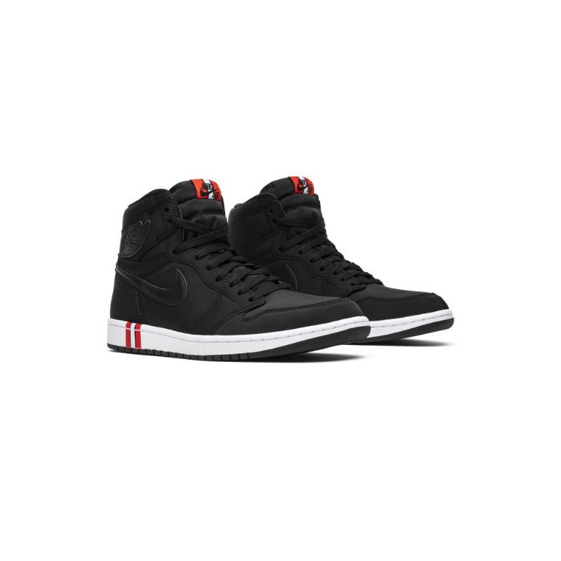 Air Jordan 1 Paris Saint-germain Retro High Og Musta Valkoinen Punainen Miesten Kengät