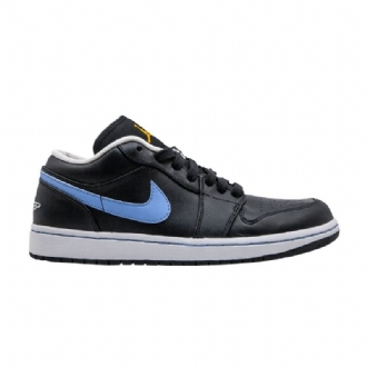 Air Jordan 1 Phat Low Musta Sininen Kulta Valkoiset Miesten Kengät