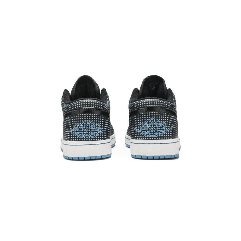 Air Jordan 1 Phat Low Musta Sininen Valkoinen Miesten Kengät