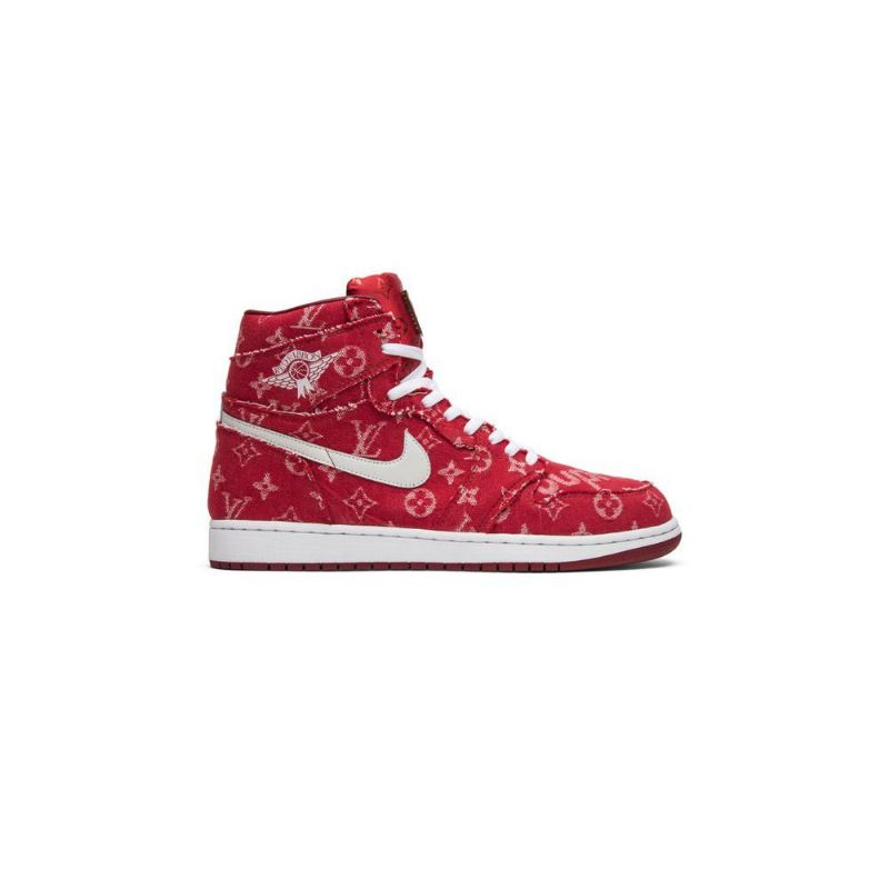 Air Jordan 1 Punainen Nauha Recon Retro Korkea Valkoinen Miesten Kengät