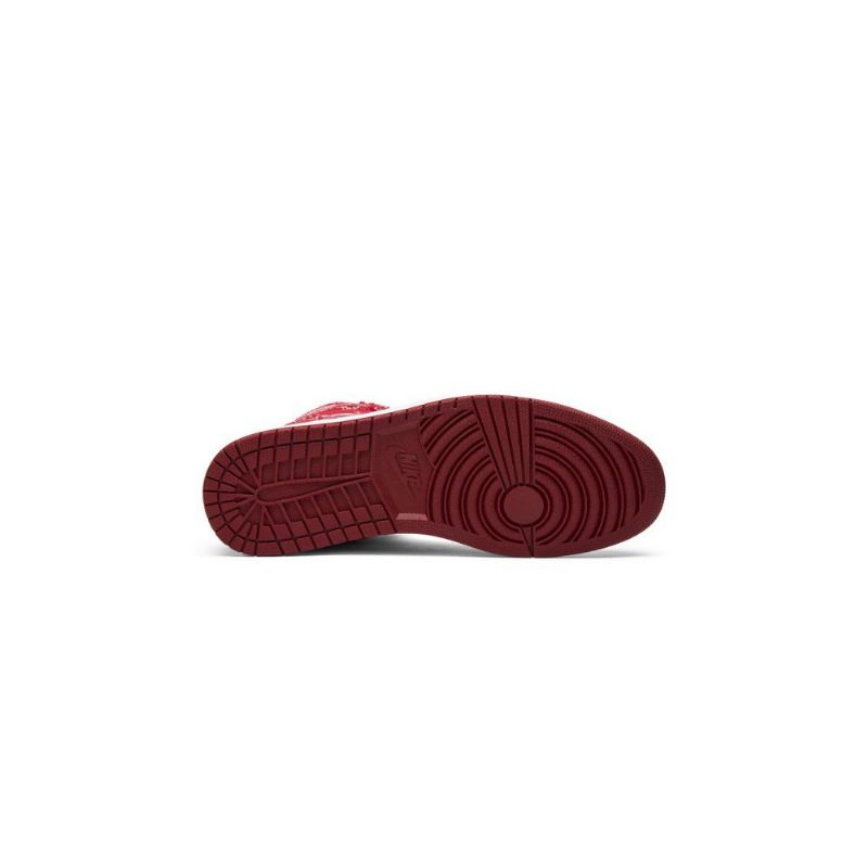 Air Jordan 1 Punainen Nauha Recon Retro Korkea Valkoinen Miesten Kengät