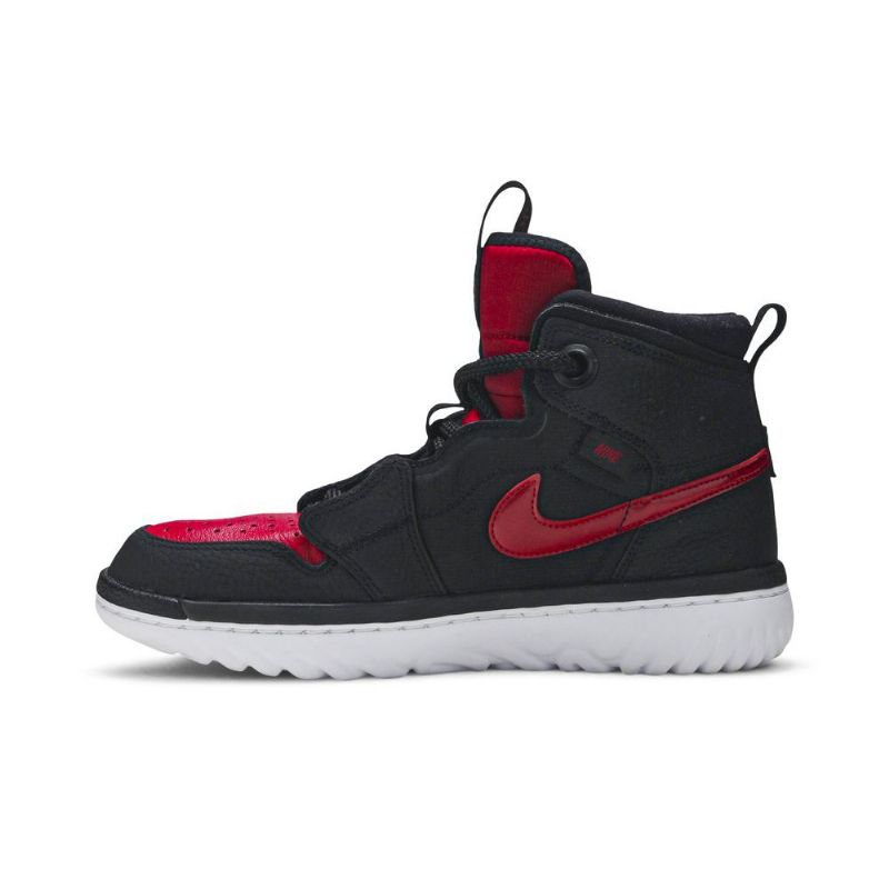 Air Jordan 1 React Musta Punainen Valkoinen Miesten Kengät