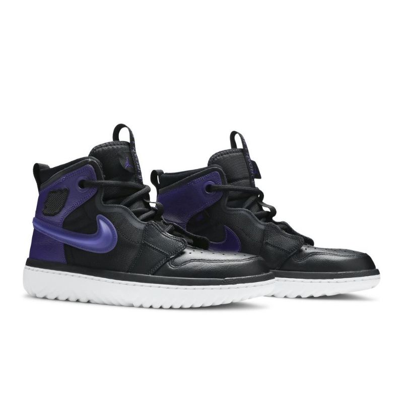 Air Jordan 1 React Violetti Mustat Miesten Kengät