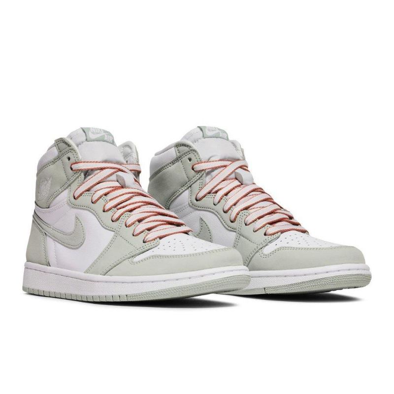 Air Jordan 1 Retro High Og Harmaa Valkoinen Oranssi Naisten Kengät