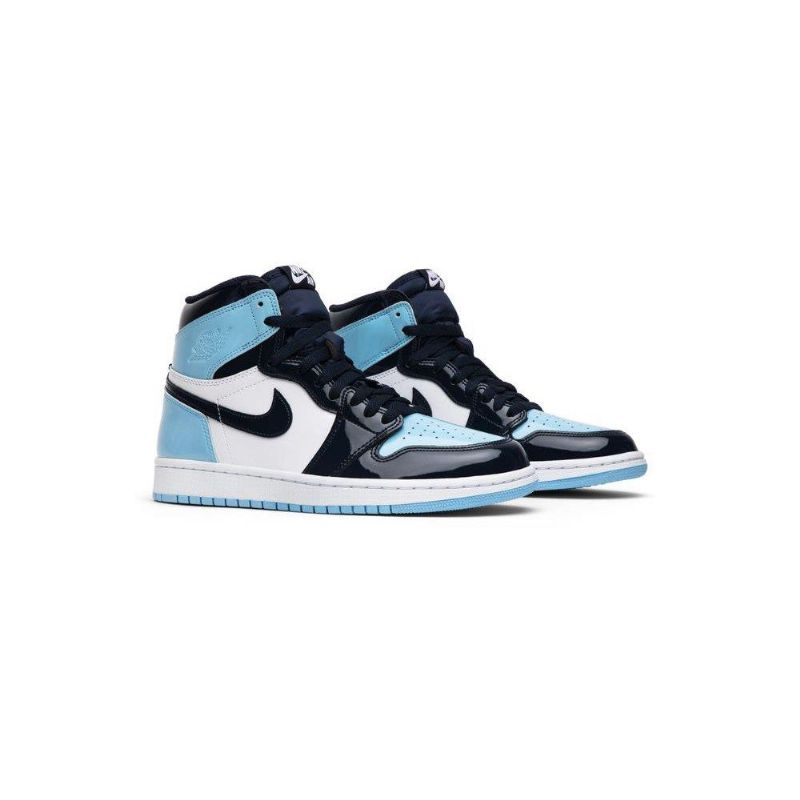Air Jordan 1 Retro High Og Laivastonsininen Valkoinen Naisten Kengät