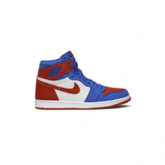 Air Jordan 1 Retro High Og Pe Sininen Valkoinen Oranssi Miesten Kengät