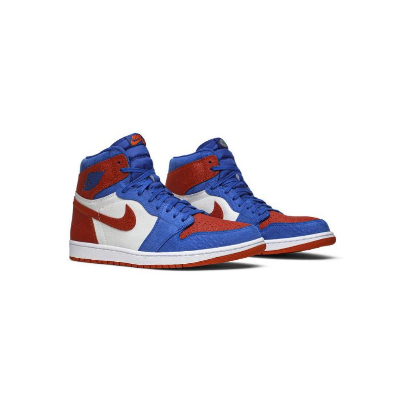 Air Jordan 1 Retro High Og Pe Sininen Valkoinen Oranssi Miesten Kengät