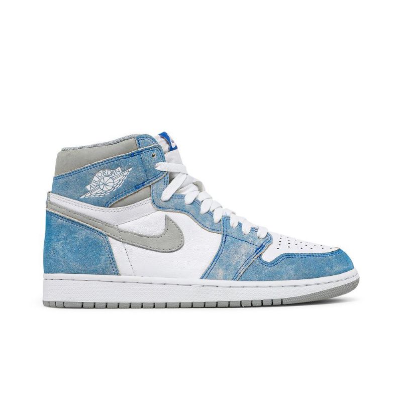 Air Jordan 1 Retro High Og Sininen Harmaa Valkoinen Miesten Kengät