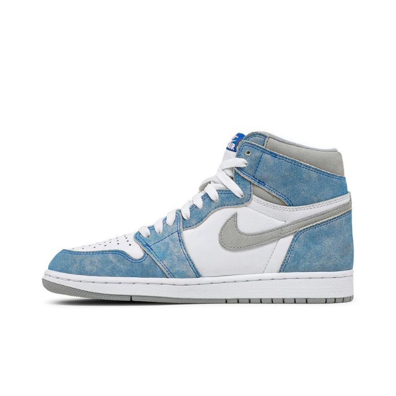 Air Jordan 1 Retro High Og Sininen Harmaa Valkoinen Miesten Kengät