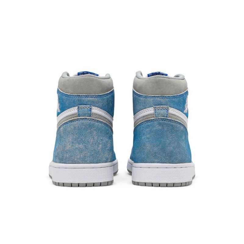 Air Jordan 1 Retro High Og Sininen Harmaa Valkoinen Miesten Kengät
