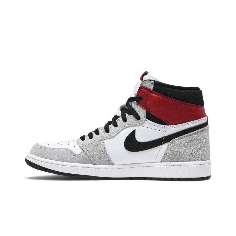 Air Jordan 1 Retro High Og Valkoinen Musta Harmaa Punainen Miesten Kengät