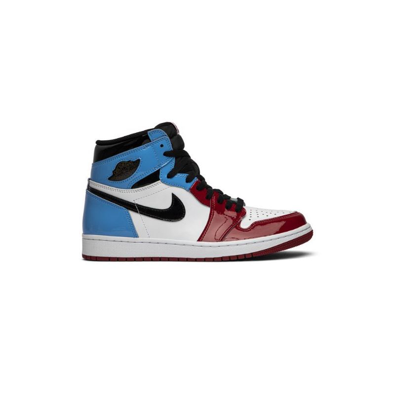 Air Jordan 1 Retro High Og Valkoinen Sininen Punainen Musta Miesten Kengät
