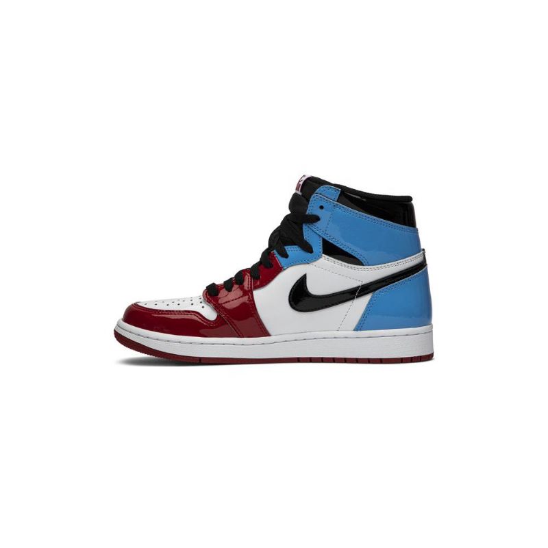 Air Jordan 1 Retro High Og Valkoinen Sininen Punainen Musta Miesten Kengät