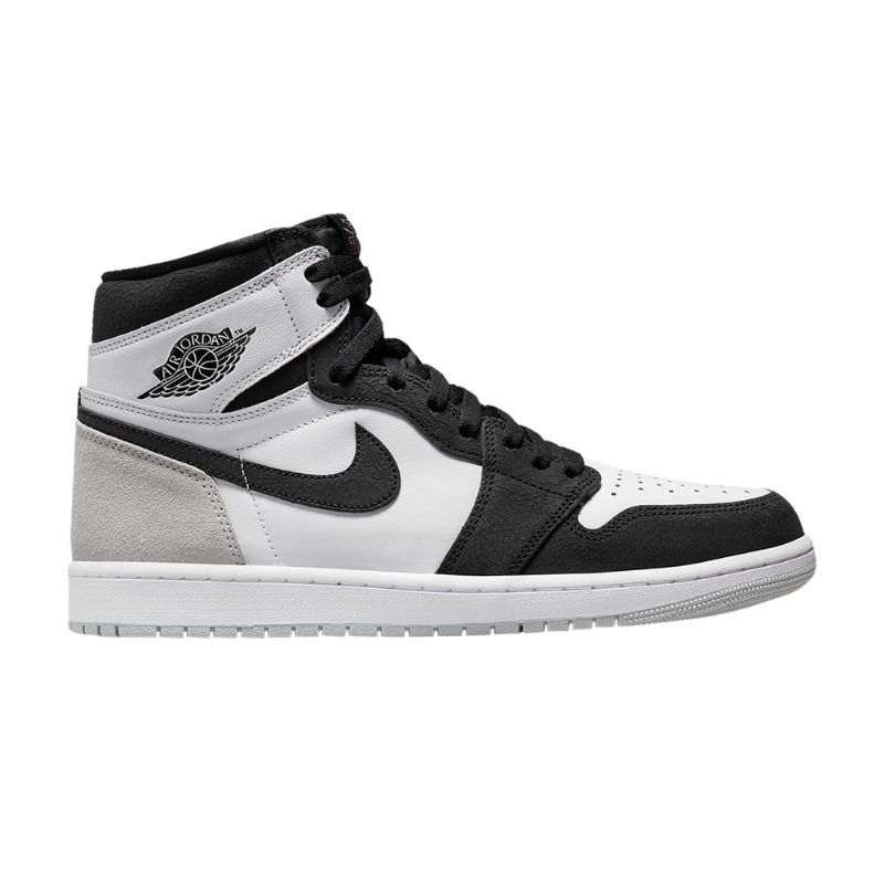 Air Jordan 1 Retro High Og Valkoiset Mustat Harmaat Miesten Kengät